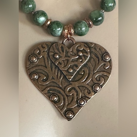 22 inch Chrome Diopside bead Necklace NWOT - Picture 4 of 14